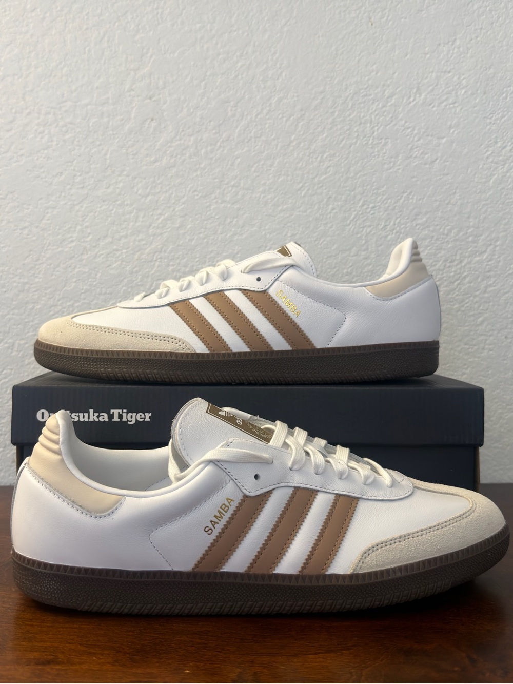 Adidas Samba OG 'White Cardboard Gum' JR0912 Size 13